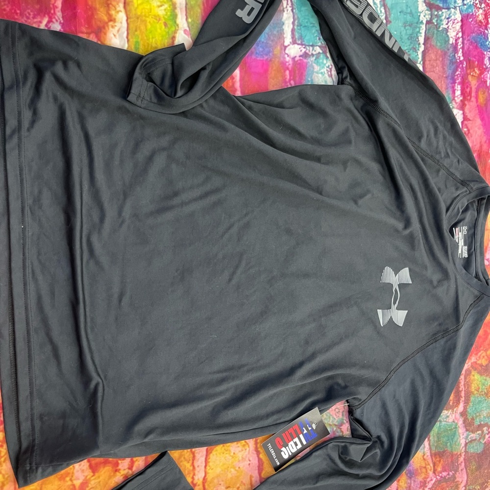 UnderArmour long sleeve tee in black size s G39 - Picture 3 of 6